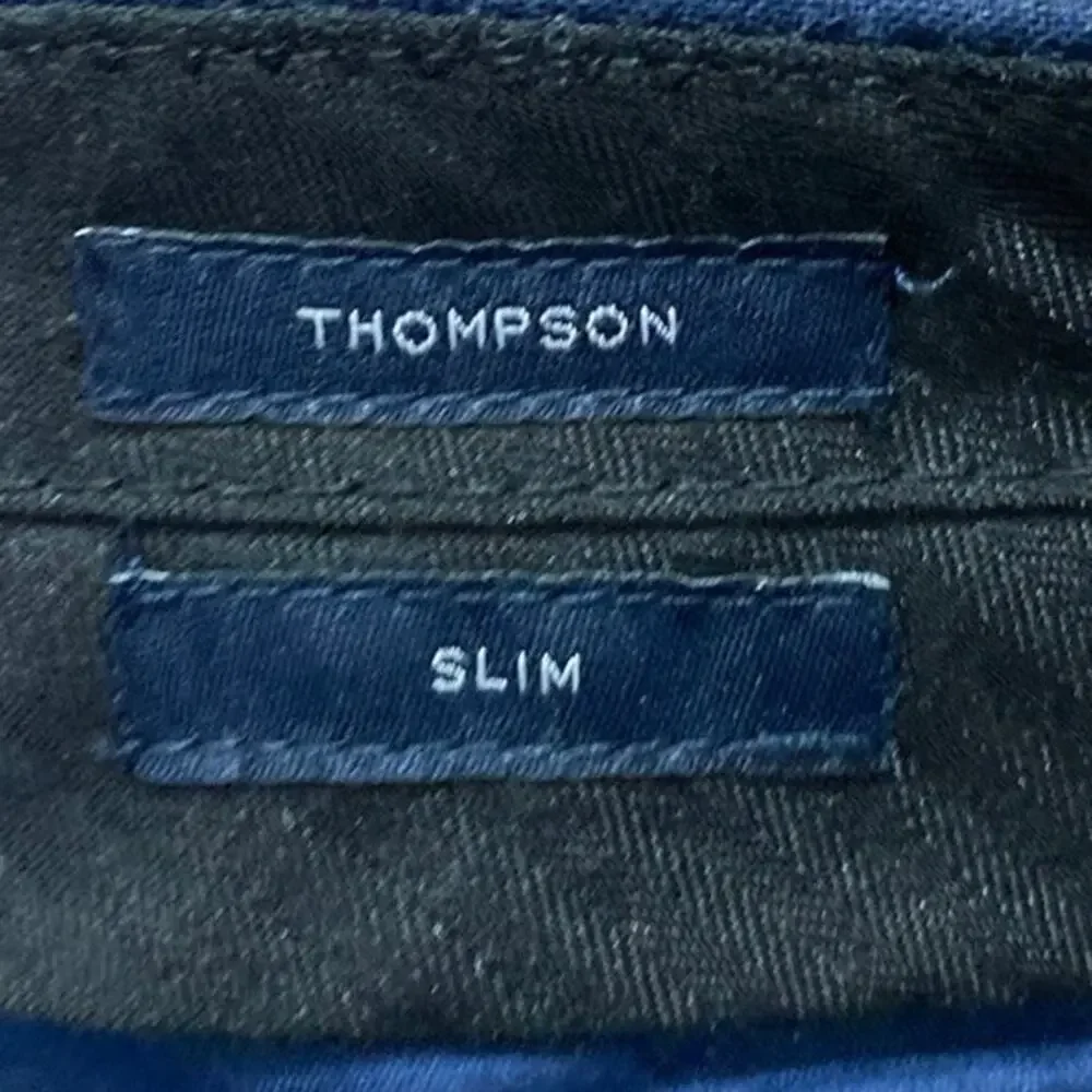 J.Crew Thompson Men's Blue Wool Straight Leg Slim Fit Trousers Dress Pants Sz 32